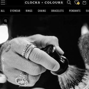 Tierce rings from clock and colours for men. Size 10 men